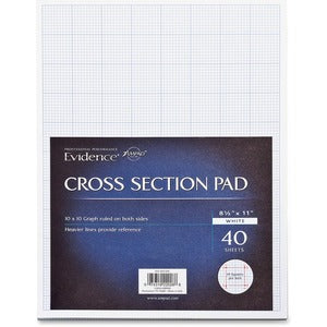 **Cross-Section Pad,Ruled 10X